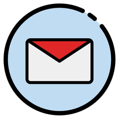 Mail Icon Button