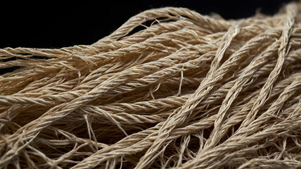 Fototapeta premium close up of rope, ai generated