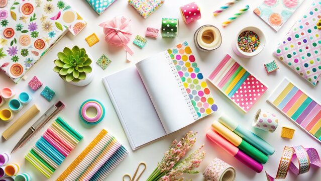 Vibrant, intricately-designed, 3D stickers for customizing planners, scrapbooks, gifts, and wedding invitations, featuring colorful florals, geometric patterns, and whimsical icons.