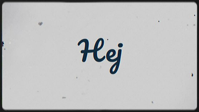 Hello word in multiple languages animation