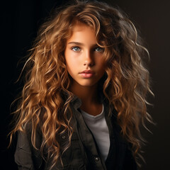 Naklejka premium Discover Hyper-Realistic AI-Generated Portraits, Masterfully Crafted with Professional Lighting and Unmatched Detail. 