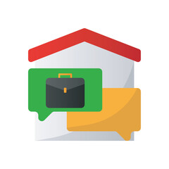 Work at Home Illustration