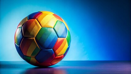 Fototapeta premium Diverse hands of different skin tones clasped together, cradling a vibrant globe, symbolizing unity and harmony on international friendship day.