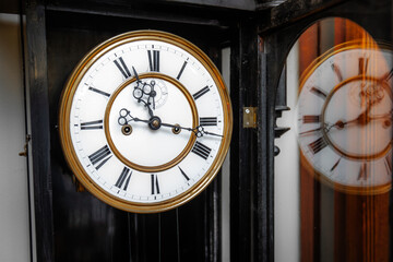 antique clock, clock face