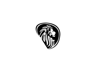 Lion Head logo Design Vector Art
