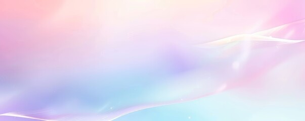 Obraz premium Abstract Pastel Gradient Background with Soft Blurry Waves