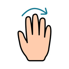 Touch pad icon. Index finger, doubleclick, decrease, increase, turn, rotation, approximation, press, Scrolling, click, arrow, sensor, turn. Zoom in, move, response time, x2