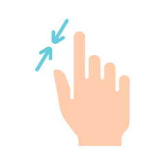 Touch pad icon. Index finger, doubleclick, decrease, increase, turn, rotation, approximation, press, Scrolling, click, arrow, sensor, turn. Zoom in, move, response time, x2