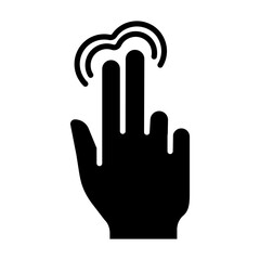 Touch pad icon. Index finger, doubleclick, decrease, increase, turn, rotation, approximation, press, Scrolling, click, arrow, sensor, turn. Zoom in, move, response time, x2