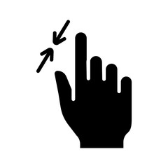 Touch pad icon. Index finger, doubleclick, decrease, increase, turn, rotation, approximation, press, Scrolling, click, arrow, sensor, turn. Zoom in, move, response time, x2