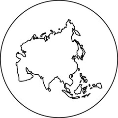 World Planet. Globe Earth. Planet Earth Icon