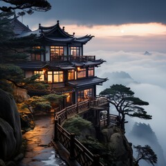 Obraz premium Panoramic Landscape Photography with Foreground Elements