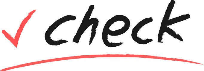 체크 확인 일러스트