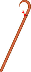 Khunda Stick Element in Brown Color.