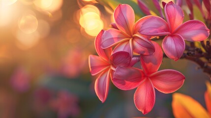 Fototapeta premium On background, a flower in close-up, spectacularly adorable. A natural greeting, it's a wonderful floral display.
