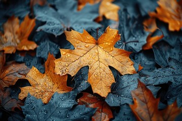 Dried Up Fall Leaves professional photography