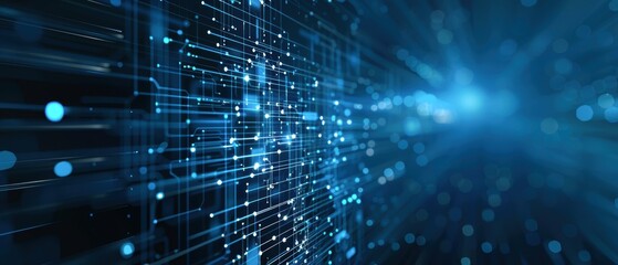 Digital backdrop ideal for technological workflows