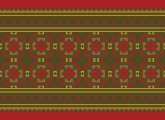 Ikat paisley. Geometric ethnic pattern oriental African American Pakistan,Asia,Aztec motif textile and bohemian.design for background, wallpaper