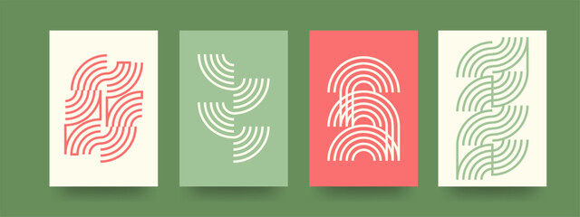 Abstract geometric cover or poster design vector eps 10