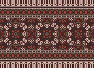 Ikat paisley. Geometric ethnic pattern oriental African American Pakistan,Asia,Aztec motif textile and bohemian.design for background, wallpaper