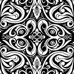 black and white pattern