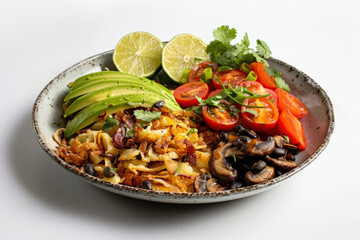 Sizzling Deluxe Hash Brown Skillet with Roasted Veggies