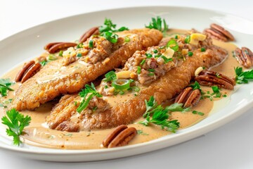 Savor the Flavor: Des Allemands Catfish Delight with Creamy Sauce