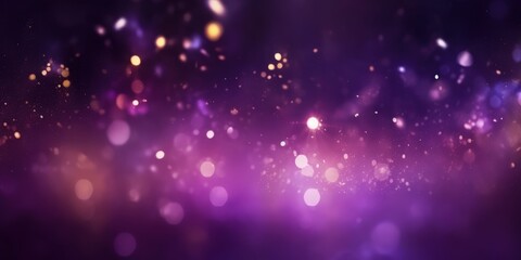 Obraz premium Abstract Purple Bokeh Background