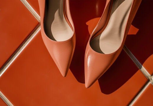 Women High Heals Mockup With Generative AI