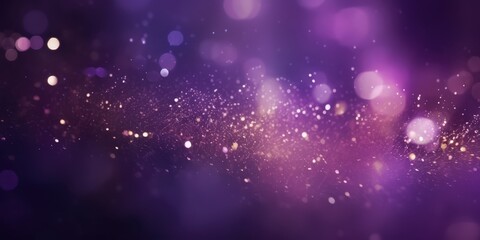 Purple Bokeh Abstract Background
