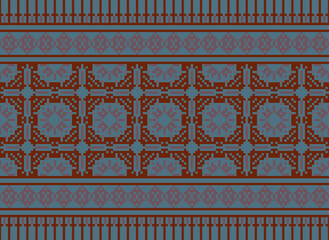 Obraz premium Tribal striped seamless pattern. Aztec geometric black-white background. Can be used in fabric design for clothes, accessories, decorative paper, wrapping,