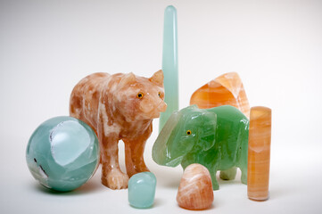 Jade Sculpture Collage