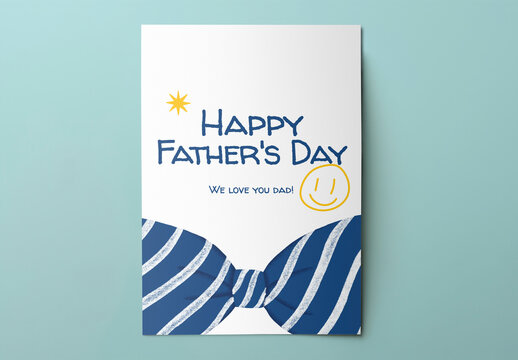 Flatlay Greeting Card Mockup With Generative AI