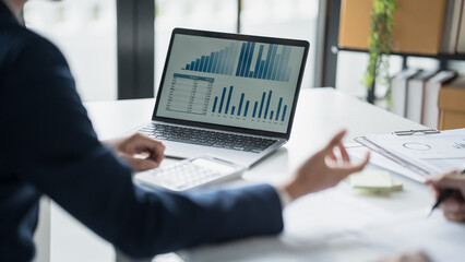 Corporate Collaboration Two Entrepreneurs Engaged in a Productive Business Meeting