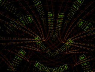 Imaginatory fractal abstract background Image