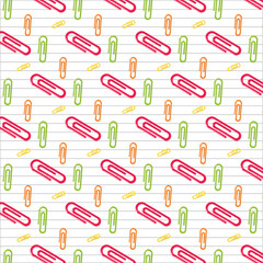 Back to school pattern. Pattern with school supplies. Pattern with 
stationery.