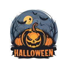 Halloween T-shirt design costume template. Happy Halloween scary trendy vector t-shirt design. Halloween vector clothing apparel t-shirt design