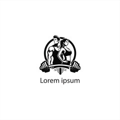 A Gym Fitness Logo Design