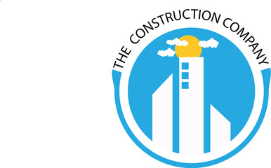 Building and sunset logo vector,best logo