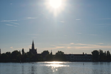 Abendsonne über Konstanz