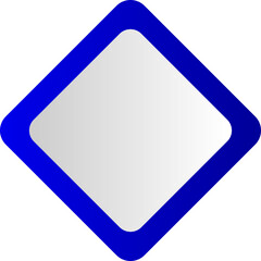 Gradient Rhombus Shape Vector