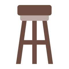 Stool Flat icon