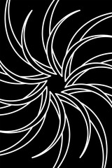 flower line abstract background illustration vector art