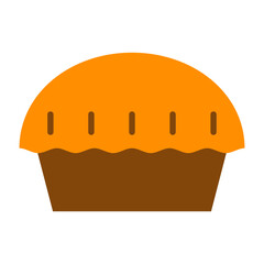 Apple Pie Flat icon