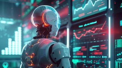 A Robot with Economic Finance Graph in Futuristic Technology