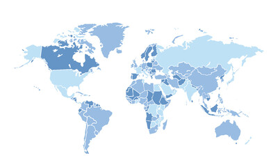 World map isolated for education,Travel worldwide, earth geography website layouts, background,study geography,work in graphics.Suitable for Business Professionals,Designers and Creatives,Marketers.