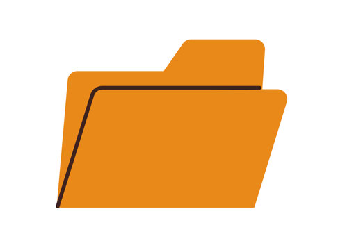 recommend clip art: Computer folder. New empty file icon. Digital document, binder. Directory, storage archive. Business bureaucracy, saving digital information. Flat vector illustration isolated on white background