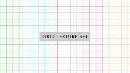 よくばり点線付き方眼紙セット