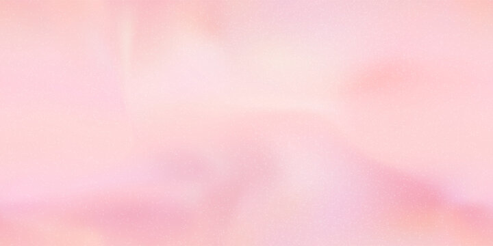 Femine ombre blush gradient seamless bg with noise texture. Delicate soft pink pattern with a pearlescent effect. Nude color tone skin as makeup base powder. Vector background