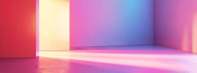 Obraz premium empty wall purple gradient background.